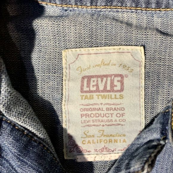 Vintage Levi’s Tab Twills jean dress mini - Picture 7 of 10